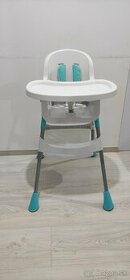 Jedálenská stolička Pop turquoise