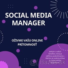 Tvorba a sprava sociálný sieti (Social media manager)