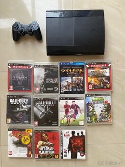 Playstation 3 superslim + hry zadarmo