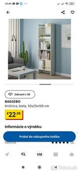 Knižnica BAGGEBO IKEA