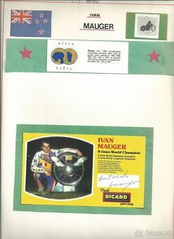 Ivan Mauger - foto s podpisem "RARITA"