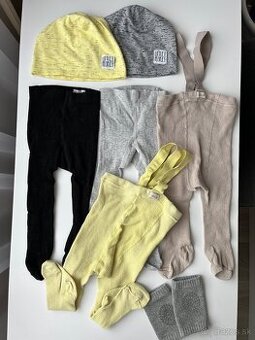 Balik oblecenia 68-74 pancusky H&M, Mile. ciapky Little peop