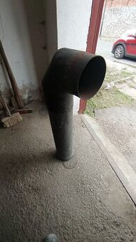 Koleno na komín + predlžovák 17,5 cm a 18 cm