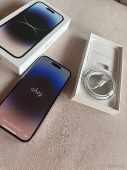 iPhone 14 Pro 256 GB Silver – top stav, komplet balenie