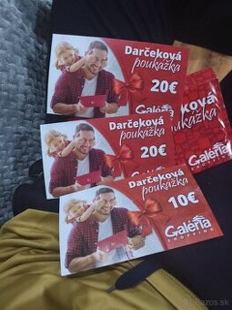 Darčekové poukážky