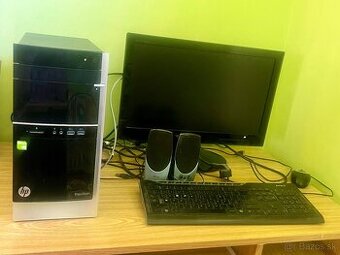 Počítačová zostava HP Pavilion + LG monitor 21,5” (8 GB RAM,