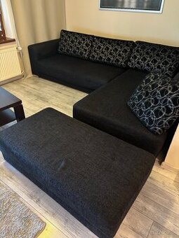 Sedacia súprava s taburetom