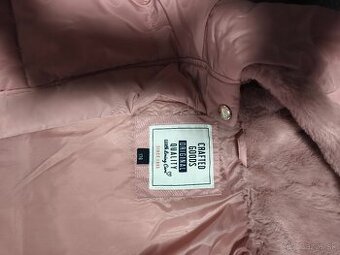 Zimná dievčenská vetrovka - ružová