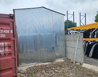 MONTOVANÁ PLECHOVÁ HALA 3,7 × 10 m | POZINK + FILC