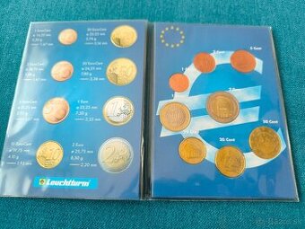 Predám sadu euro mincí San Marino
