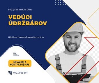 Vedúci údržbárov