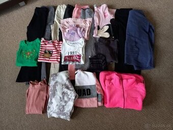 Dievčenské oblečenie veľkosť 134 - 140 - BALÍK 23 ks