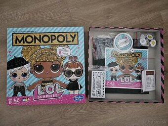 Predám spoločenskú hru Monopoly Lol Surprise
