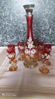 Art deco - poháre a karafa