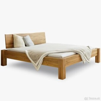 Manželská posteľ z masívu