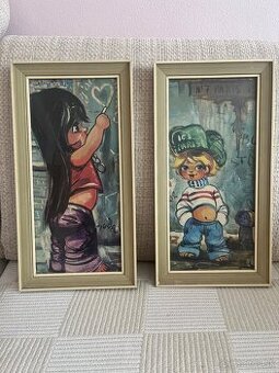 Obrazy do detskej izby 2 ks