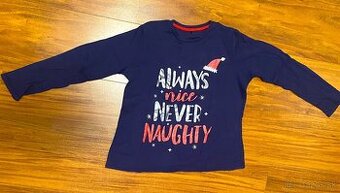 Modré tričko Always nice, 158-164 cm