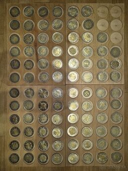 Zbierka 2 eurovich mincí