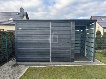 Záhradný domček s prístreškom NÓRSKA BOROVICA