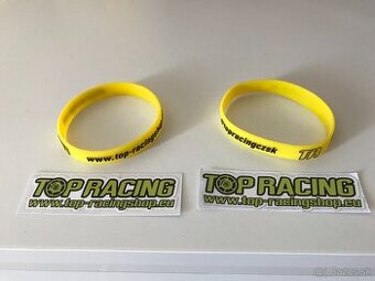 Silikónové náramky + nálepky Top Racing