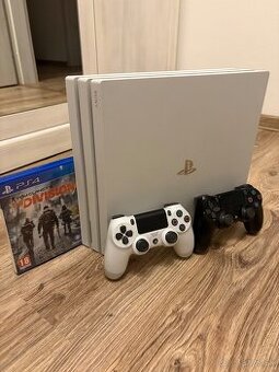 PS4 Pro – biela (Glacier White), najnovšia verzia, model CUH
