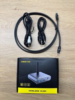 Bluetooth 5.2 Hi-Fi adaptér D300-HD (aptX-HD, Optika)