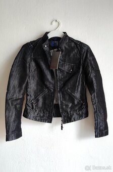 Nová Rifľová bunda čierna s visačkou, Miss Softy