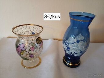 Vázy, poháre, svietnik