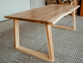 Jedálensky stôl - krásne jaseňové drevo - 1