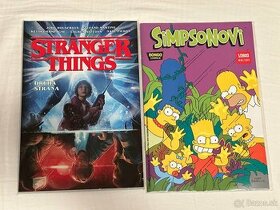 Predám Komix Stranger Things 1 CZ a Simpsons CZ