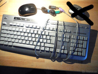 ps2 mys klavesnica 5e a spolu usb mys klavesnica 5e