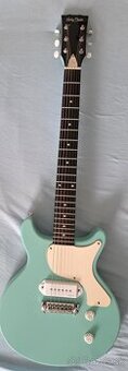 Elektrická gitara Harley Benton- dc junior fat benton blue