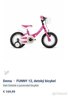 Fanny 12, detský bicykel