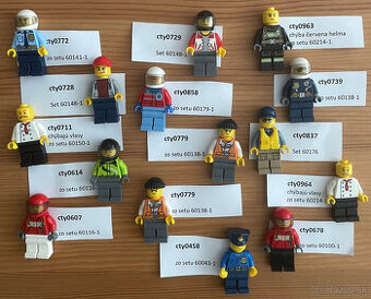predám rôzne LEGO minifigúrky
