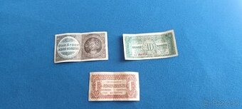 Predám staré bankovky ČSR 1944/1986