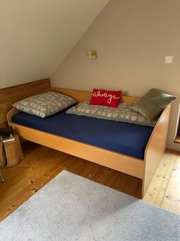 Postel s matracom 90x200
