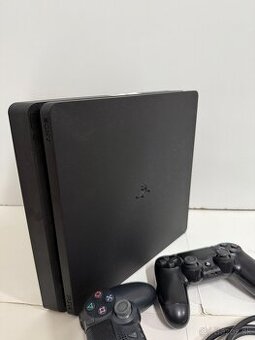 Playstation slim 1000Gb + 2 ovladače - Záruka