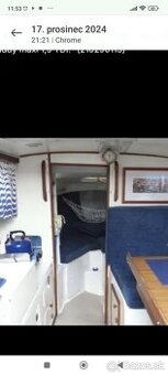 Prostorná kajutová loď Leisure 23, vlek, motor, bez VMP