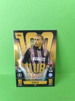 Ronaldo Inter Milan 100 Club Legend Topps Match Attax Extra