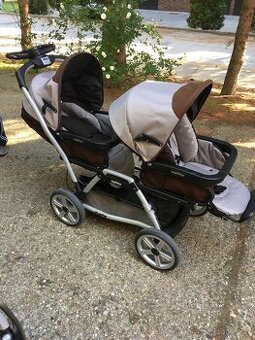 Kočík pre dvojičky Peg Perego