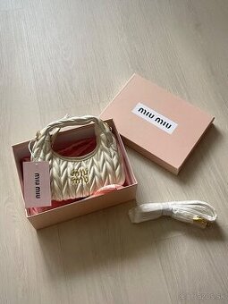 Biela kabelka miu miu wander
