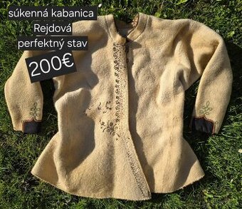 Stary kroj súkenná kabanica