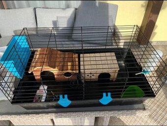 Predám krásnu a plne vybavenú klietku - v dobrom stave 🐰🐹
