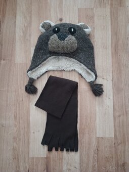 Detská čiapka a šál