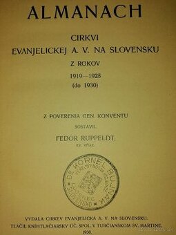 Evanjelická kniha.
