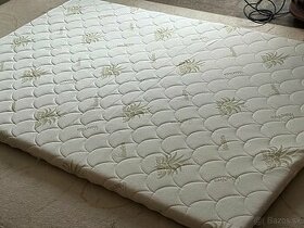 Vrchný kvalitný matrac 140 x 200 x 5 cm Aloe Vera