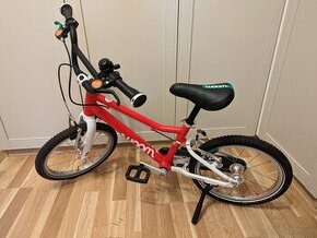 Predám červený detský bicykel WOOM 3