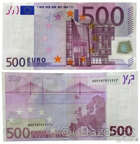 Bankovka 500€ - 1