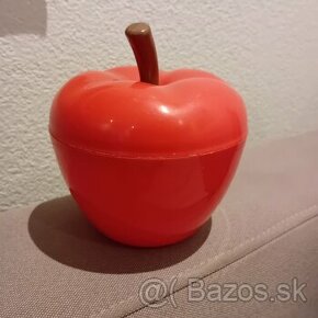 Predám staré plastové jablko na ukladanie drobností - 1