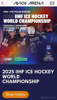 IIHF 2025 MS Slovensko vs. Slovinsko
